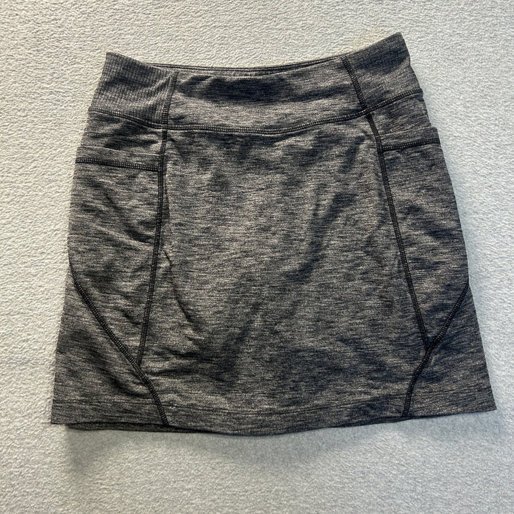 Athleta Athletic Skort Womens XS Gray Heather Built In Shorts‎ Tennis Golf